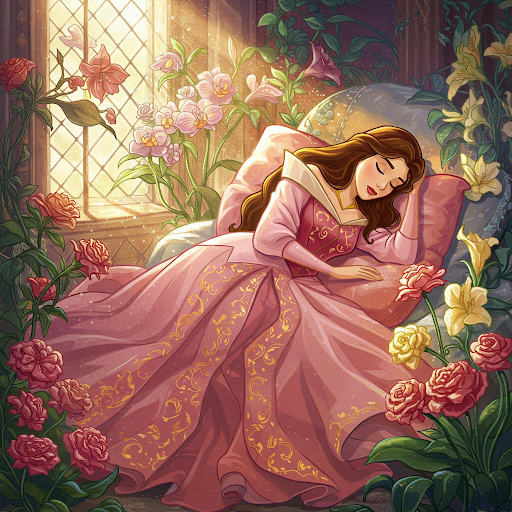 Illustration zu Dornröschen